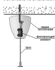 Подвесной светильник куб 50 см, белое свечение, российская серия