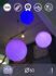 Подвесной разноцветный светильник шар 80 см, российская серия